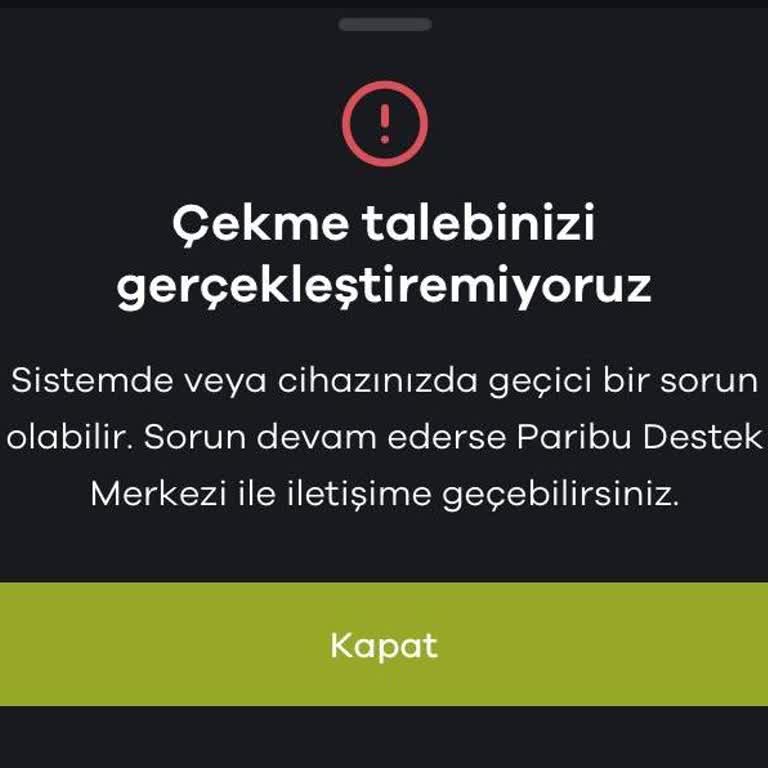 Paribu Hesabımdaki Paramı Çekemiyorum, Belgelerime Rağmen Sorun Çözülmedi
