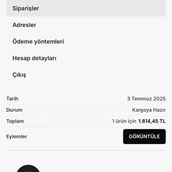 Sipariş Sonrası İletişim Sorunu Ve Ödeme İadesi Problemi