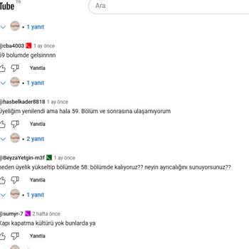 YouTube Üyeliğinde Dizi Bölümlerine Erişim Sorunu Ve Aldatıcı Reklamlar