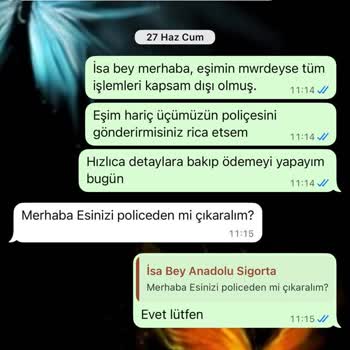 Anadolu Sigorta'da Kazanılmış Haklarım Hiçe Sayıldı, Poliçe Yenilemem Engelendi!