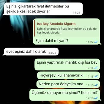 Anadolu Sigorta'da Kazanılmış Haklarım Hiçe Sayıldı, Poliçe Yenilemem Engelendi!