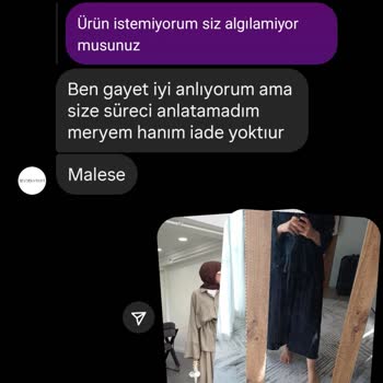 Siparişimde Belirtilen Ölçüler Tutmadı, İade Kabul Edilmiyor