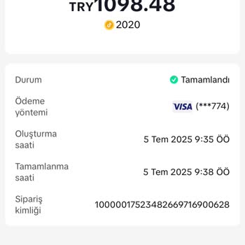 TikTok Jeton Alımı Hesabıma Yansımadı, Canlı Destek Yok