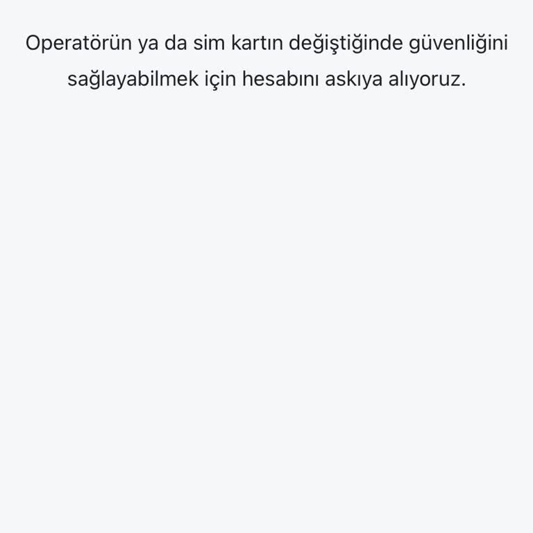 Numara Değişikliği Sonrası Hesaba Ve Paraya Erişim Sorunu