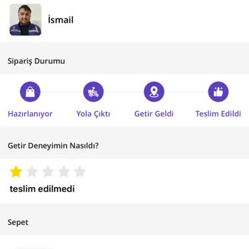 Getir Siparişim Teslim Edilmeden Teslim Edildi Gösteriliyor Ve Mağdur Oldum