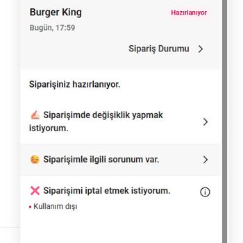 Sipariş Gecikmesi Ve Canlı Yardım Sorunu Yaşadım