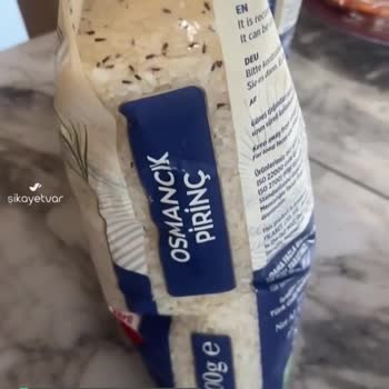 Yeni Dolum Tat Pirinçte Böcekler Var!