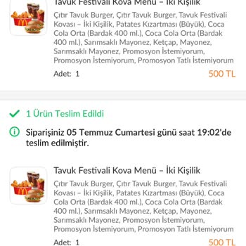 Siparişim Eksik Ve Yanlış Teslim Edildi