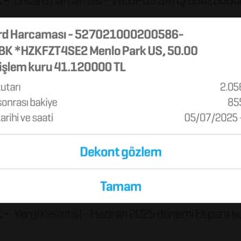 Hesabımdan İzinsiz Yurt Dışı İşlemi Ve Para Kaybı