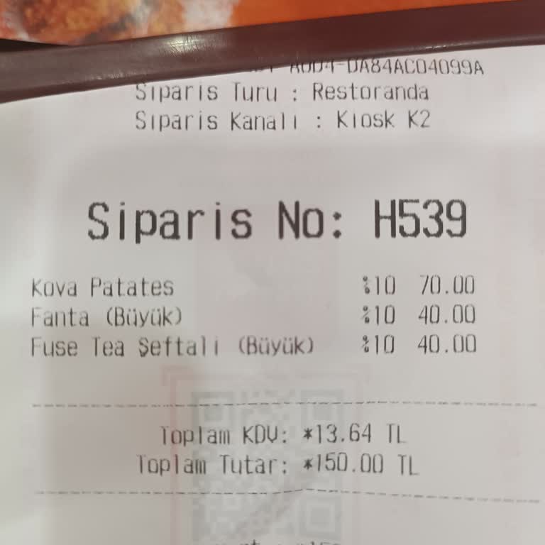 Popeyes'ta Tablet Siparişlerinde Yanlış İçecek Teslimatı Ve Tekrarlanan Hata