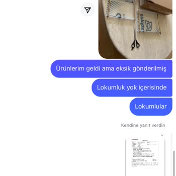 Elen İstanbul Eksik Ürün Ve İletişimsizlik Mağduriyeti