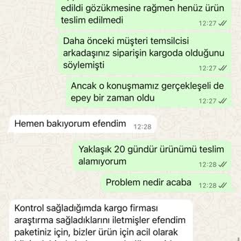 Siparişim Teslim Edilmedi, Kargo Ve İletişim Sorunu Yaşıyorum