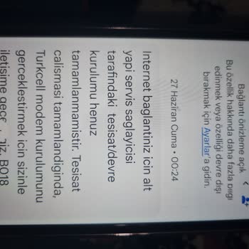 Abonelik Sonrası İnternet Bağlantısında Gecikme Ve Mağduriyet