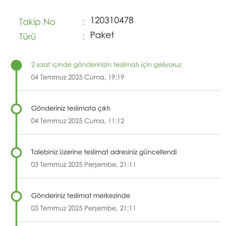 Teslim Edilemeyen Kargo Ve Yetersiz Destek Hattı