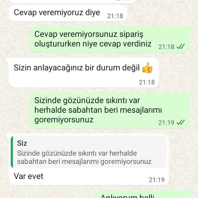 Yanlış Ürün Gönderimi Ve İletişim Sorunu Yaşadık