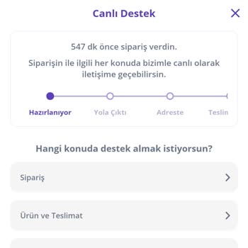Siparişim Saatlerce Gelmedi Canlı Destek Çözüm Sunmadı Ürünler De Bozuk Geldi