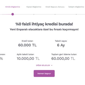 Enpara'nın Sıfır Faizli Kredi Vaadi Gerçekçi Değil