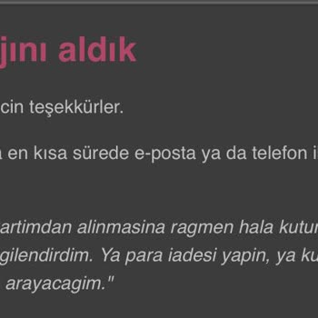 Ücret Kesildi Kutu Gönderilmedi Müşteri Hizmetleri Ulaşılmaz