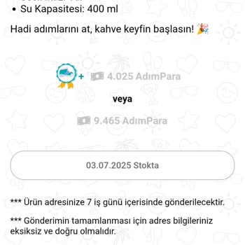 Adım Para İle Biriktirdiğim Puanlarla Ürün Alamadım, Müşteri Hizmeti İlgisiz Kaldı