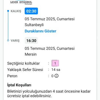 Otobüs Gelmedi, İade Yapılmadı Ve Müşteri Hizmeti Yanıt Vermedi