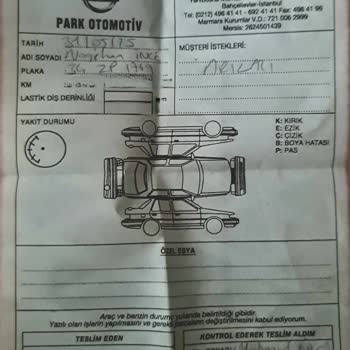 Yetkili Serviste Tamir Fiyaskosu Ve İzinsiz Araç Kullanımı