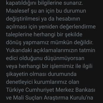 Papara Hesabım Haksız Yere Kapatıldı, Destek Alamıyorum