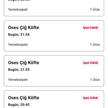 Yemek Sepeti'nde Sürekli Sipariş İptali Ve Ulaşılamayan Müşteri Hizmetleri