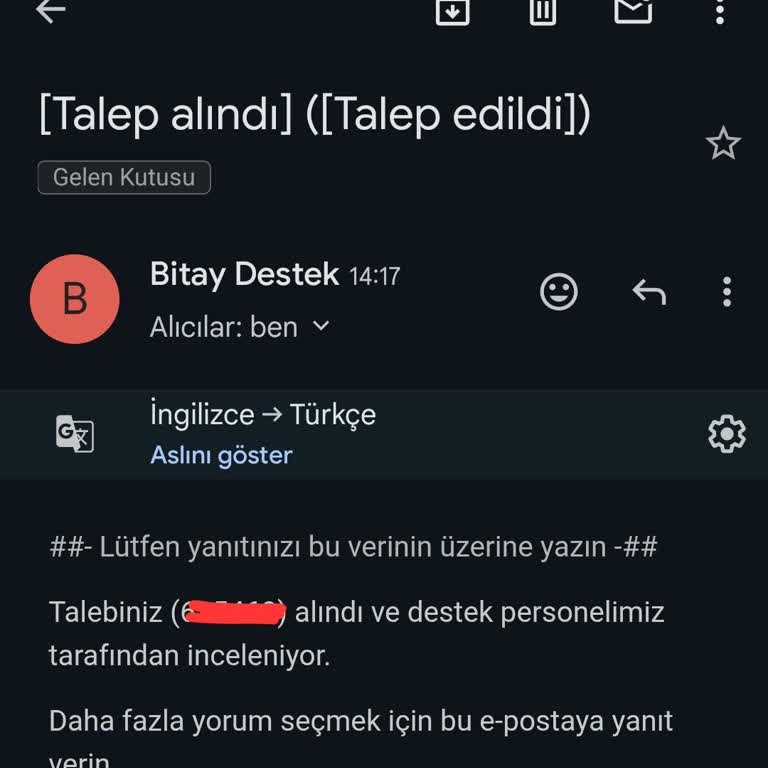 Gece Yapılan Para Yatırma İşlemi İptal Edildi, Müşteri Hizmetlerine Ulaşamıyorum