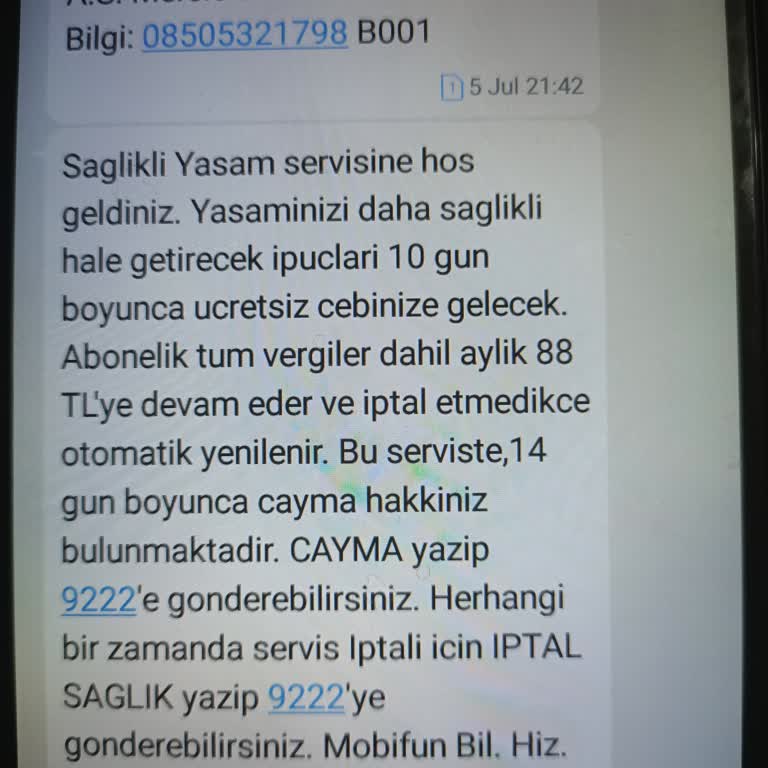 İzinsiz Servis Aboneliği Ve Paket Satışı Yapıldı