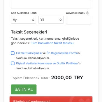 Param Çekildi Bilet Verilmedi Müşteri Hizmetlerine Ulaşamıyorum