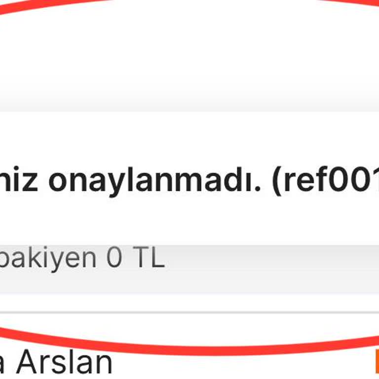 Hepsiburada'da Uzun Süredir Devam Eden Sipariş Oluşturma Sorunu Ve Ref 001 Hatası