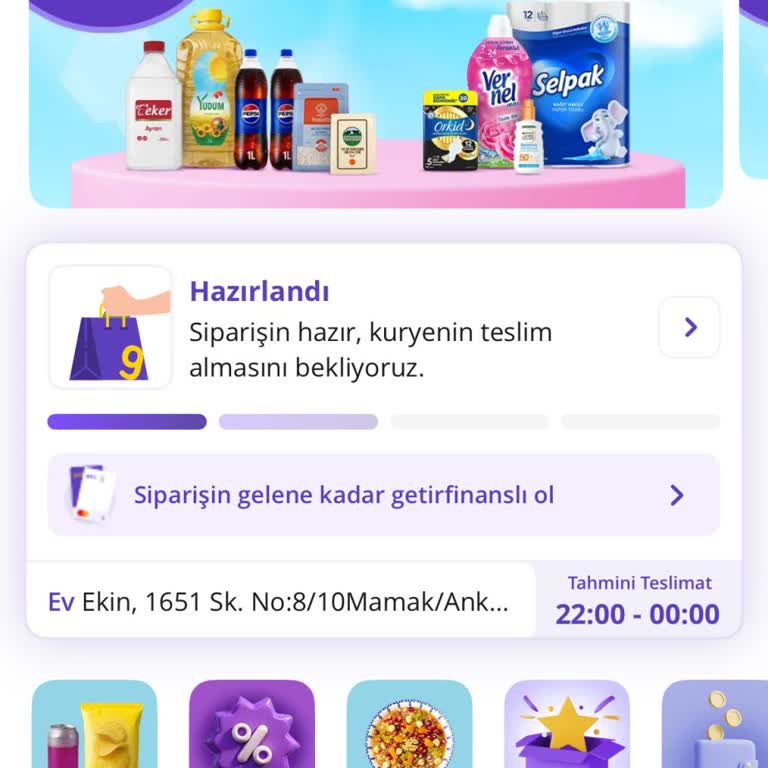 Getir Büyük Siparişim Zamanında Teslim Edilmedi, Müşteri Hizmetleri Yetersiz Kaldı
