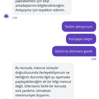 Siparişin Gecikmesi Ve İade Sorunu Nedeniyle Yaşanan Memnuniyetsizlik