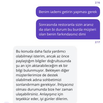 Siparişin Gecikmesi Ve İade Sorunu Nedeniyle Yaşanan Memnuniyetsizlik