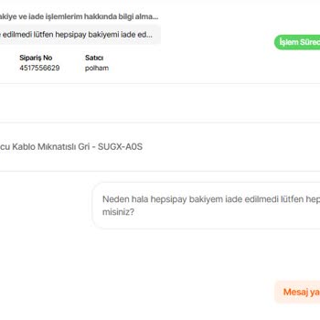 Hepsiburada Hepsipay İadesi Yapılmıyor, Müşteri Temsilcileri Sorunu Çözemiyor