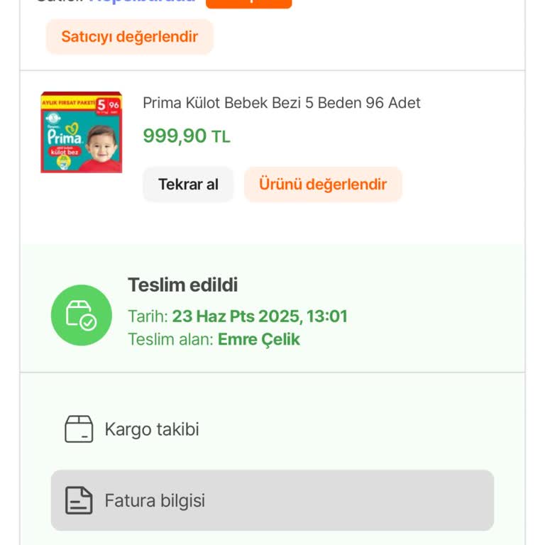 Aldığım Prima Bebek Bezi Sızdırıyor, Mağduriyet Yaşıyorum
