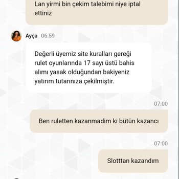 Kazancım Çekim Sırasında Keyfi Olarak Silindi Paramı Alamadım