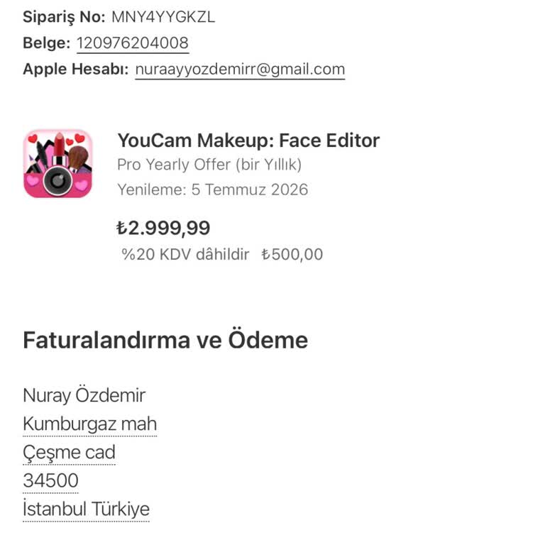 Onayım Olmadan Yıllık Abonelik Ücreti Kesildi