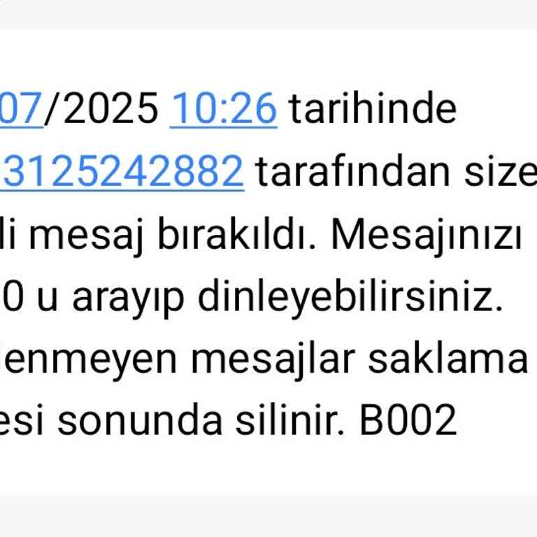 Engellediğim Numaradan Sesli Mesaj Gelmeye Devam Ediyor