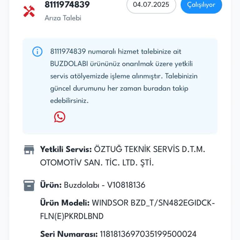 Yeni Alınan Buzdolabında Gaz Kaçağı Ve Değişim Sürecinde Belirsizlik