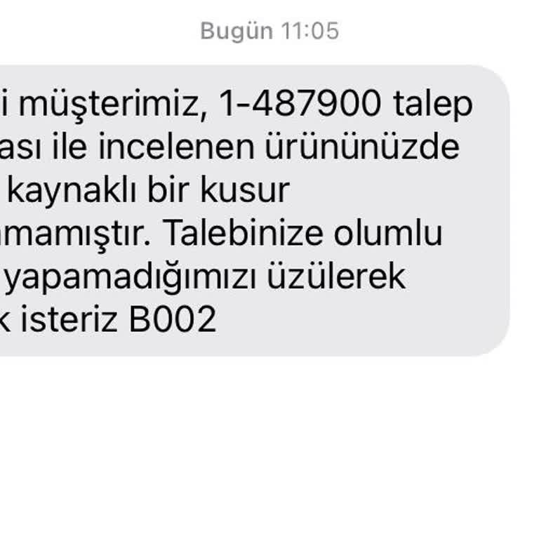 Satın Aldığım Ayakkabının Kısa Sürede Bozulması Ve Değişim Talebimin Reddedilmesi