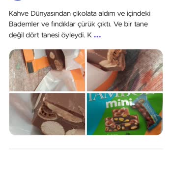 Kare Tambol Çikolatalarda Bozuk Ve Kalitesiz Kuruyemiş Sorunu