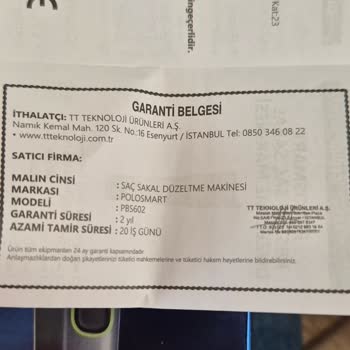 Garanti Kapsamındaki Ürün Kısa Sürede Arızalandı, Çözüm Bekliyorum