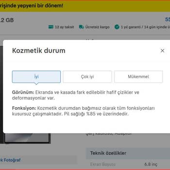 Yenilenmiş Telefonlarda Gerçek Ürün Fotoğrafı Eksikliği Mağduriyeti