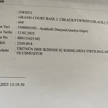 Ayakkabıda Üretim Hatası: Değişim Talebim Reddedildi, Mağdurum!