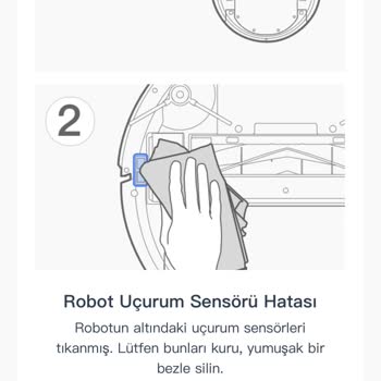 Samsung Robot Süpürgede Bitmeyen Sensör Arızası