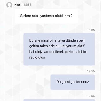 Çekim Talebim Sürekli Red Ediliyor, Destek Çözüm Sunmuyor