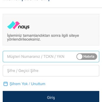 Nays Kazanç Hesabı Açılmıyor, Teknik Destek Bekliyorum