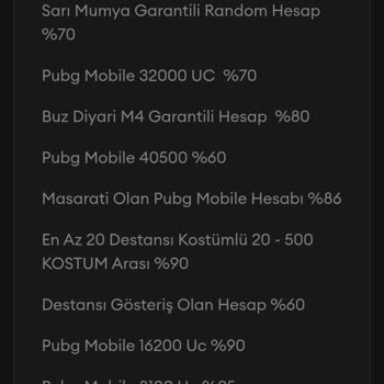 Oyun Dinar Satın Aldığım PUBG Hesabı Boş ve Kilitli Çıktı, Mağduriyetim Giderilmiyor