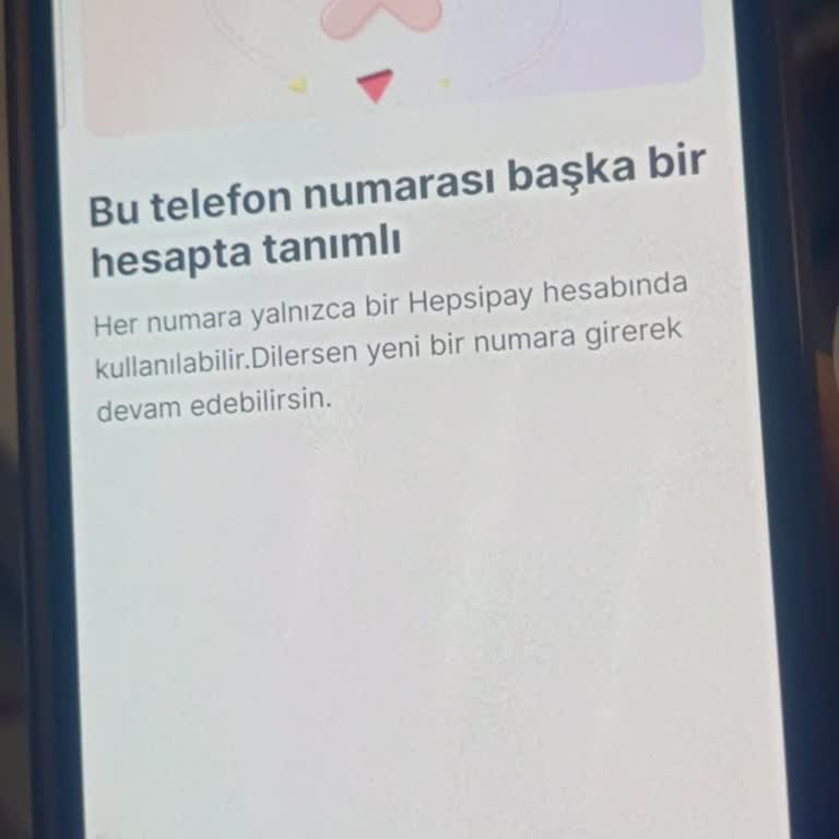 Hepsipay Hesabımda Başka Hesap Uyarısı İle Alışveriş Yapamıyorum